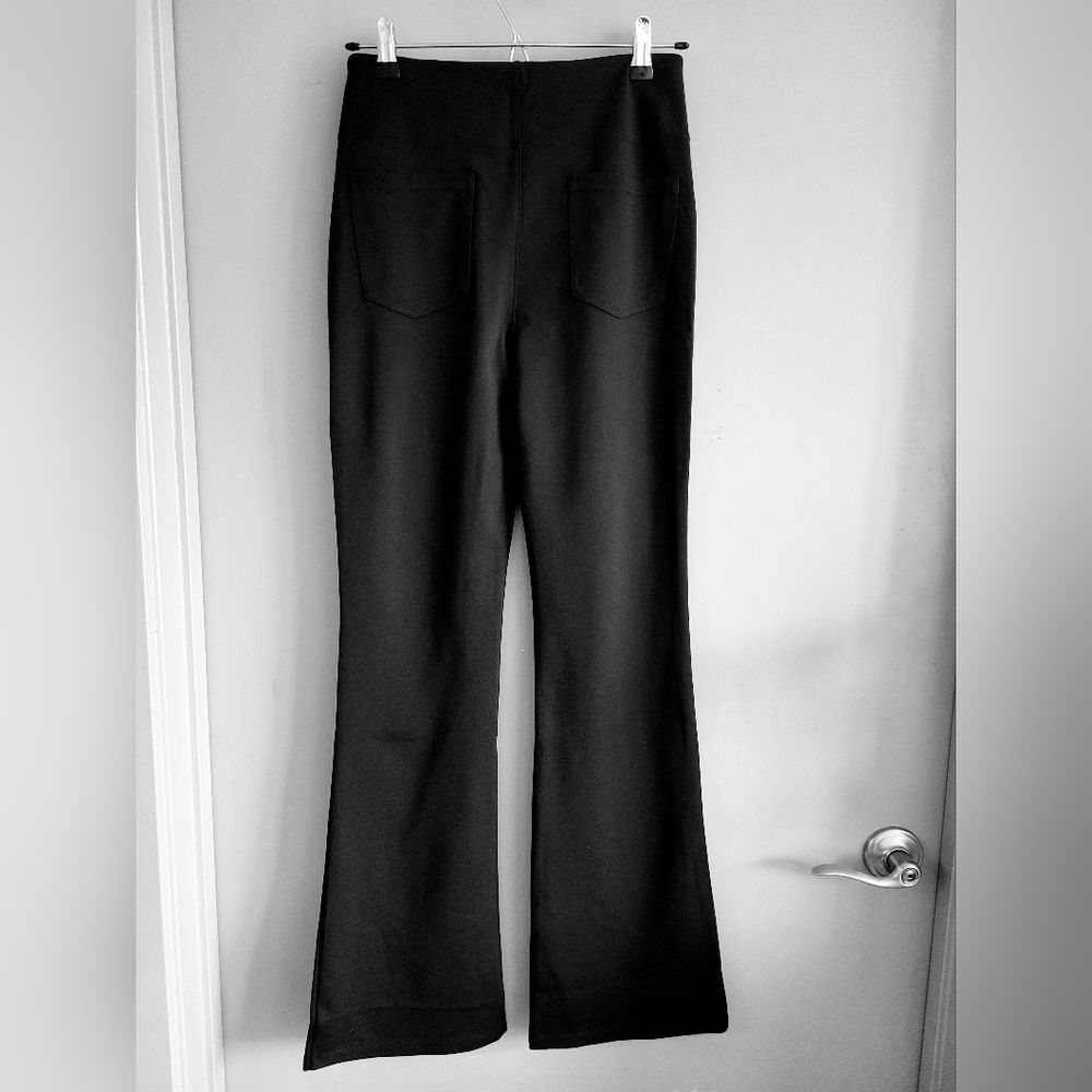 Halara Flex Wear-Resistant Mid Rise Ponte Roma Work Bootcut - Picture 3 of 6